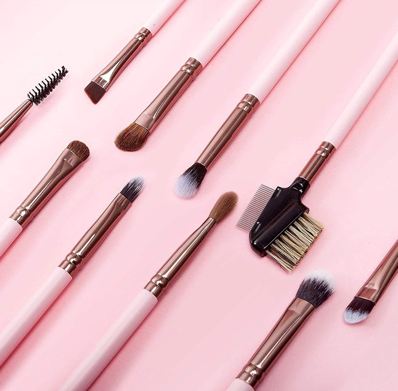 Makeup brush set box