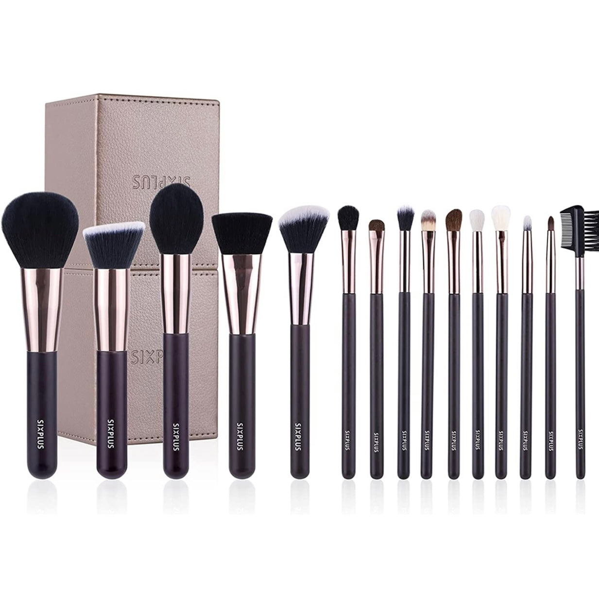 Makeup brush set box