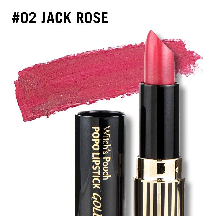 Witch's Pouch Popo Lipstick Gold #02 jack rose