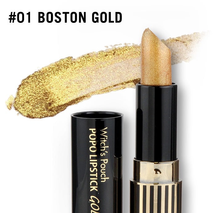 Witch's Pouch Popo Lipstick Gold #01 boston gold